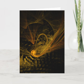Cartão de Cumprimentos de Arte Abstrata Ponto de R