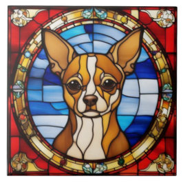 Cartão de Cumprimentos de Cachorro Chihuahua Fofo
