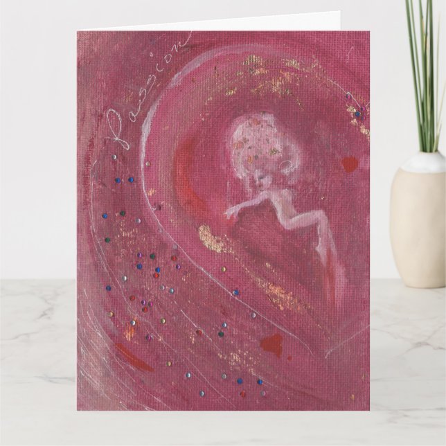 Cartão de Cumprimentos de Fada Caprichosa (Frente)