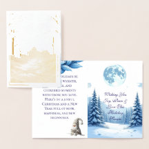 Cartão de Cumprimentos Doblado