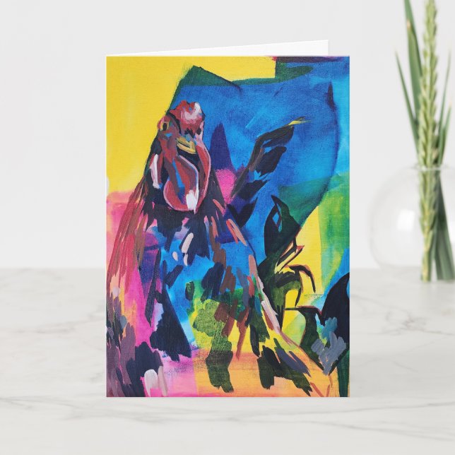 Cartão de Cumprimentos Dobrado (Frente)