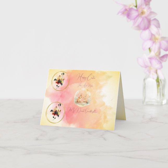 Cartão de cumprimentos dobrado  (Orquídea)