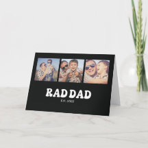 Cartão de Cumprimentos Dobrado com 3 Fotos do Rad
