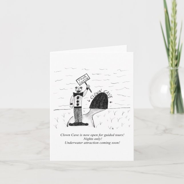 Cartão de Cumprimentos Dobrado (em branco por dent (Frente)