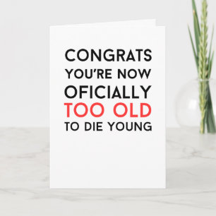 Cartão de Cumprimentos Dobrado Presente Engraçado 