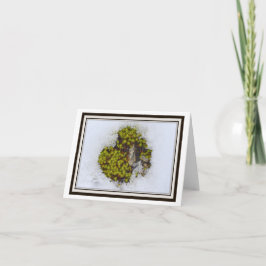 Cartão de Cumprimentos Dobrável – Relva Alpina, Áu