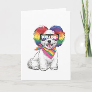 Cartão de Cumprimentos Geral LGBTQ+ - Cachorrinho 