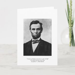 Cartão de Cumprimentos Lincoln "Esposa Bonita"