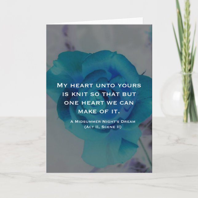 Cartão de Cumprimentos Meu Coração Está Unido ao S (Frente)