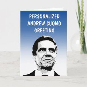Cartão de Cumprimentos Personalizado Andrew Cuomo