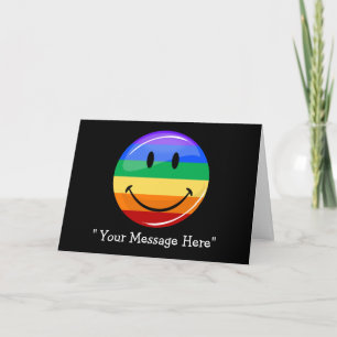 Cartão de Cumprimentos Personalizado com Bandeira 