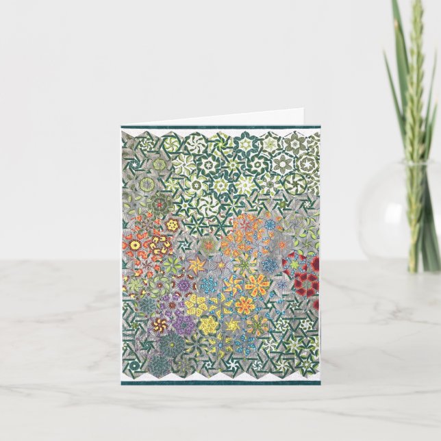 Cartão de Cumprimentos Personalizado Spring Meadow (Frente)