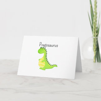 Cartão de Cumprimentos Pregosaurus Dinossauro Gráv