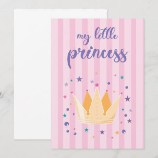 Cartão de Cumprimentos Princesinha