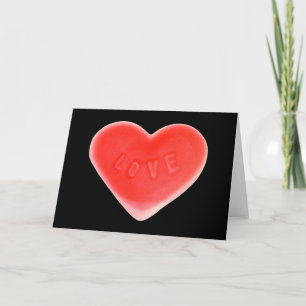 Cartão de cumprimentos Sweet Heart Black