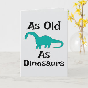 Cartão de Cumprimentos Tão Antigo Quanto Dinossaur