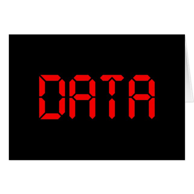 CARTÃO DE DADOS DIGITAL (Frente Horizontal)