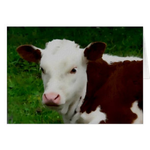 Cartão de descanso da vitela