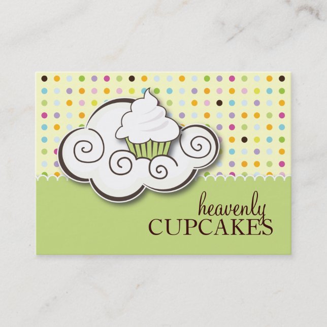 Cartão De Desconto 100 comprovantes do presente do cupcake (Frente)