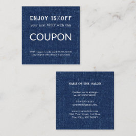 Cartão De Desconto Abastecimento de salões de relva de prata de luxo