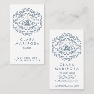 Cartão De Desconto Beleza do Boho Vinha Rosa visual mística