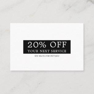 Cartão De Desconto Caixa de Seleção Moderna - Qualquer Voucher de Des