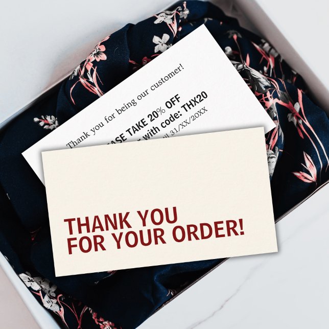 Cartão De Desconto Cupão de Compro Pastel Mínimo (Criador carregado)