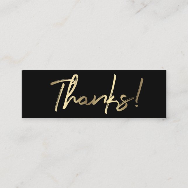 cartão de desconto de obrigados (Frente)