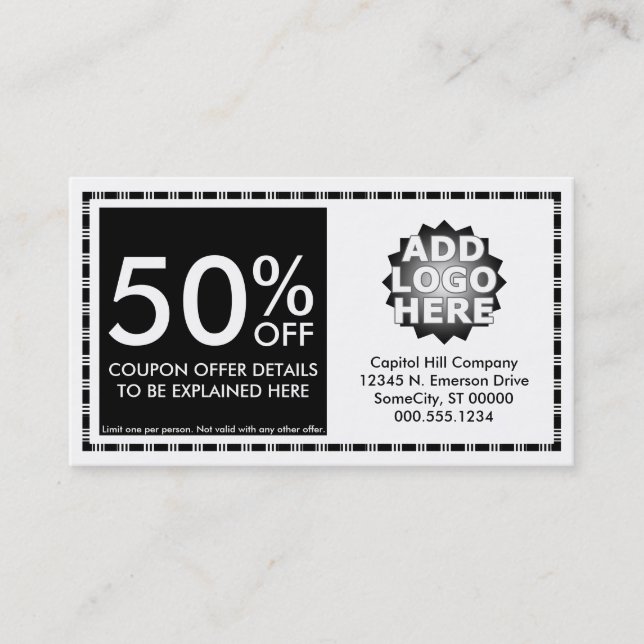 Cartão De Desconto disposição do vale (Frente)