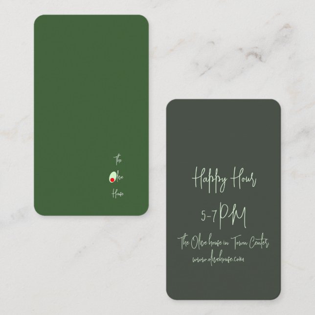 Cartão de desconto - Empresa (Frente/Verso)