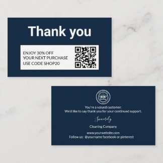 Cartão De Desconto Empresa de Telhados | Serviços de Logotipo Persona