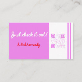 Cartão De Desconto Folheto de código QR - Dimensionamento exclusivo d