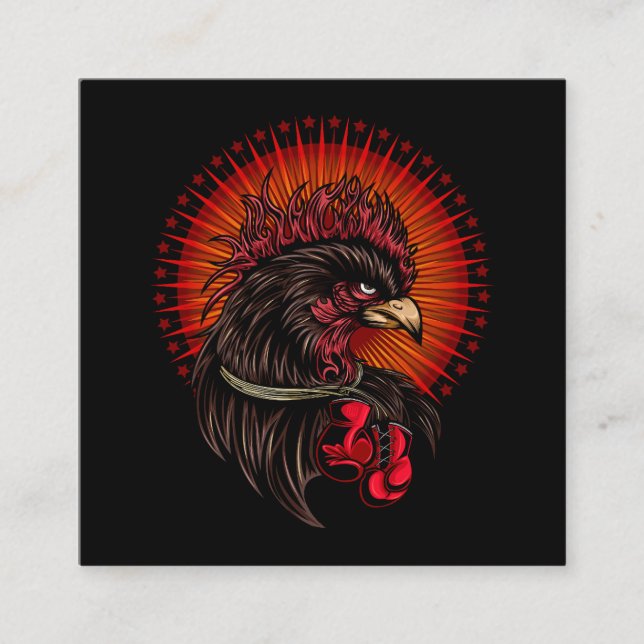 Cartão De Desconto Galo de Boxing (Frente)