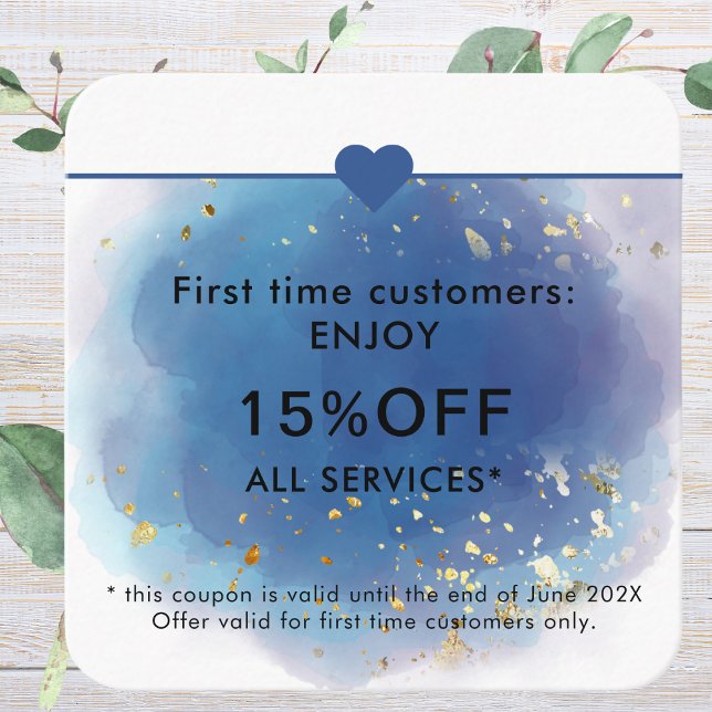 Cartão De Desconto Glitter de Glam Moderno de Script de Assinatura Ho (Holographic Signature Script Modern Glam Glitter Discount Card
)