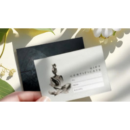 Cartão De Desconto Ioga Instrutor Lotus Meditation Pose Brushstrokes