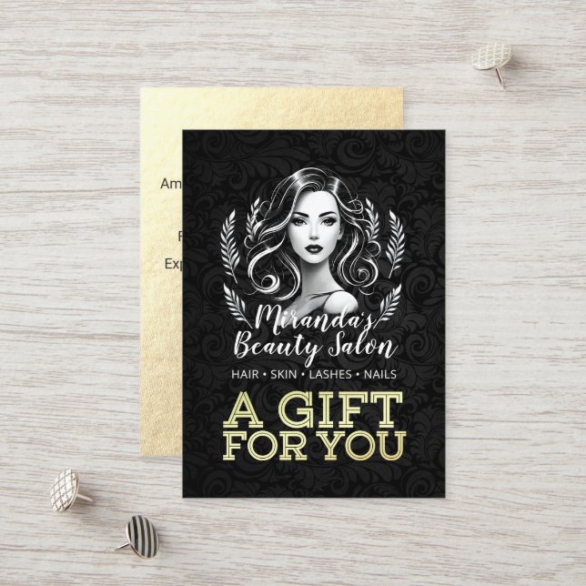 Cartão De Desconto Makeup Artist Hair Stylist Beauty Salon Lash Brows (Frente/Verso In Situ)