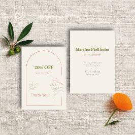 Cartão De Desconto Mediterranean & Elegant