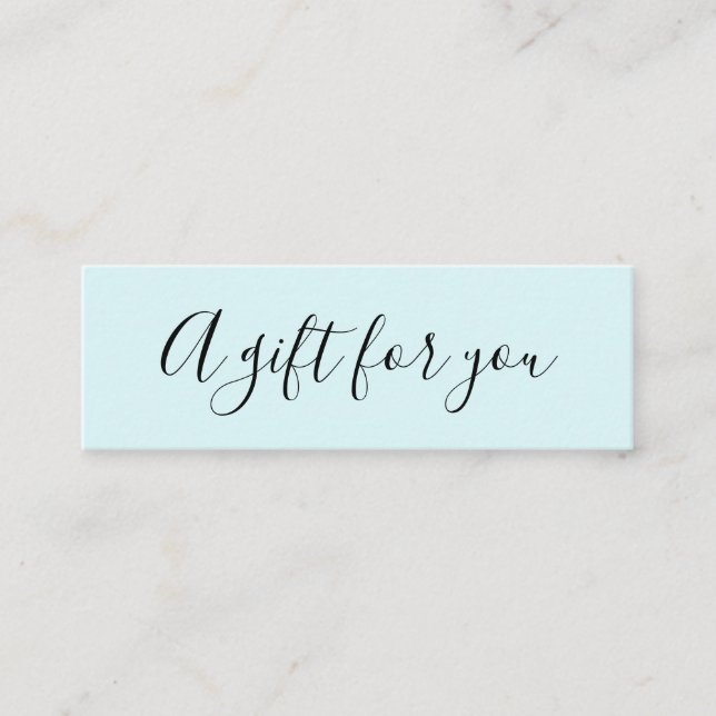 Cartão de desconto moderno de tendência minimalist (Frente)