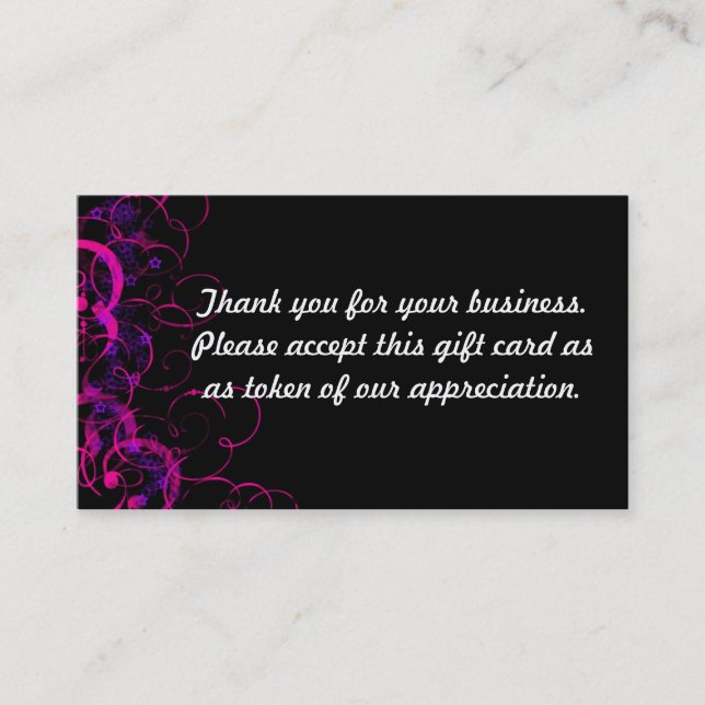 Cartão De Desconto Obrigado (Frente)