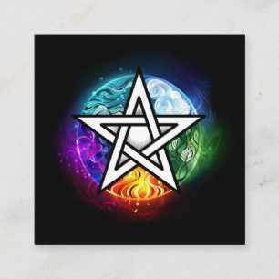 Cartão De Desconto Pentagrama do Wiccan