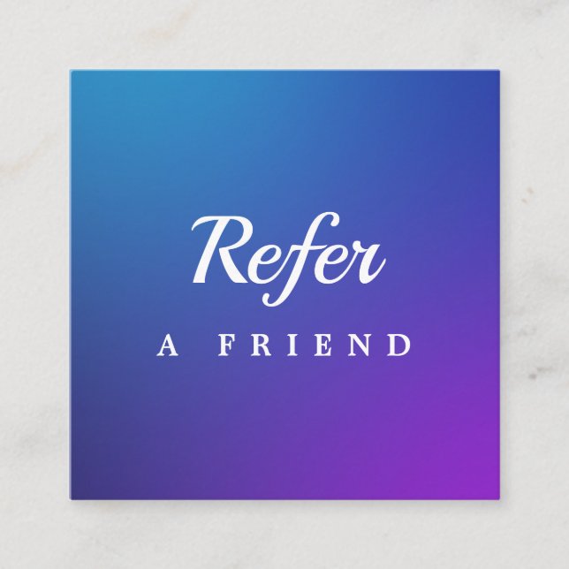 Cartão De Desconto Professional Salon & Spa Referral Card | Editable  (Frente)