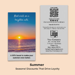 Cartão De Desconto Próxima visita, numa nota mais clara. Obrigado Ver