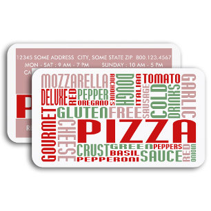 Cartão De Desconto vale da pizza (bate-papo do chit)