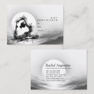 Cartão De Desconto Yoga Reiki Pigeon Pose Watercolor, Rei Pigeon Com 