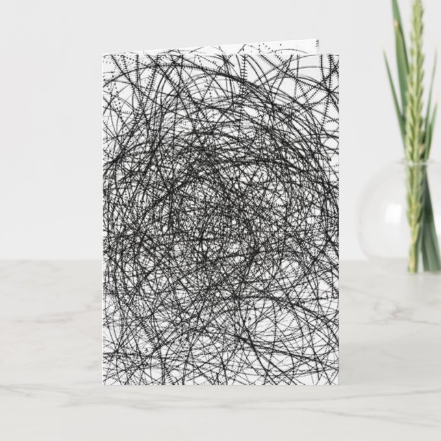 Cartão de desculpas. Desculpe, fiz uma bagunça. (Frente)