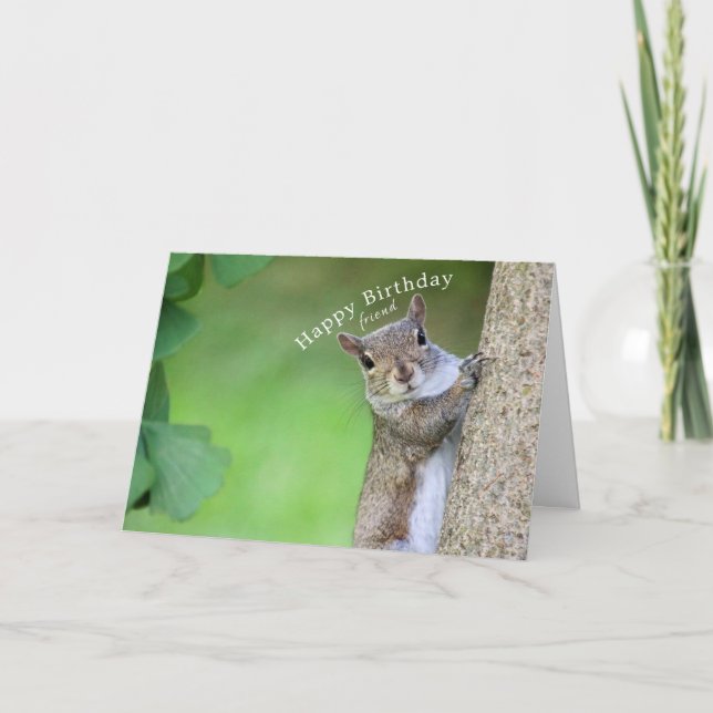 Cartão de Desejo de Aniversário Doce (Frente)