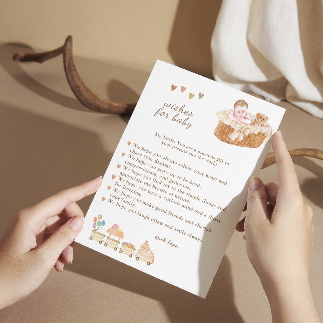 Cartão de Desejo de Bebê Encantado (Criador carregado)