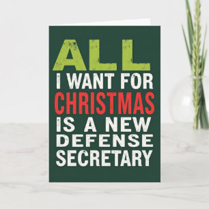 Cartão de Desejo de Natal Tudo o que Eu Quero