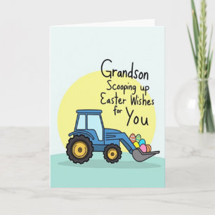 Cartão de Desejos de Páscoa para Neto