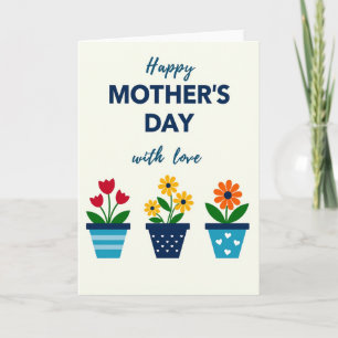 Cartão de Desejos do Dia das Mães Botânico